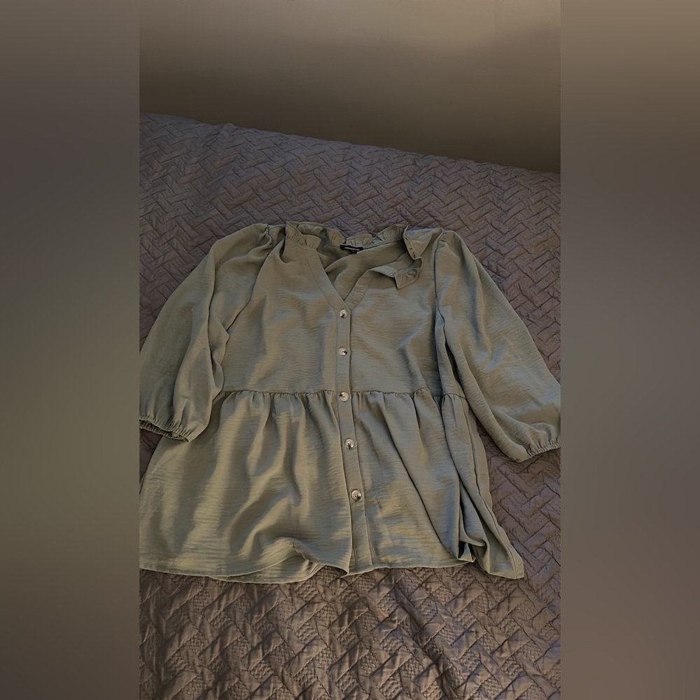 Mittoshop button blouse
